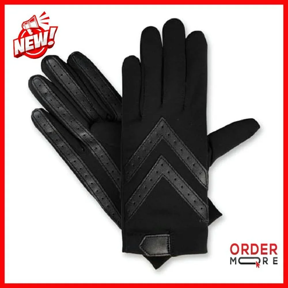 Water Repellent Touchscreen Shortie Gloves Spandex Cold Weather